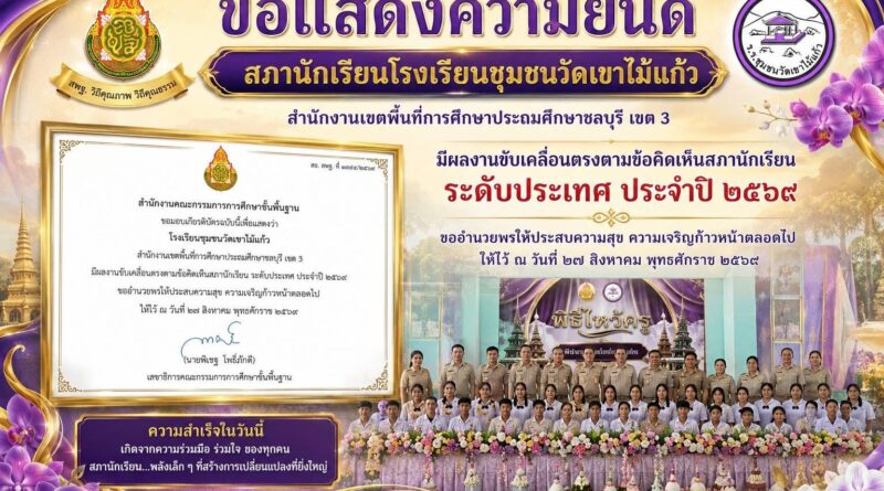 ขอแสดงความยินดี